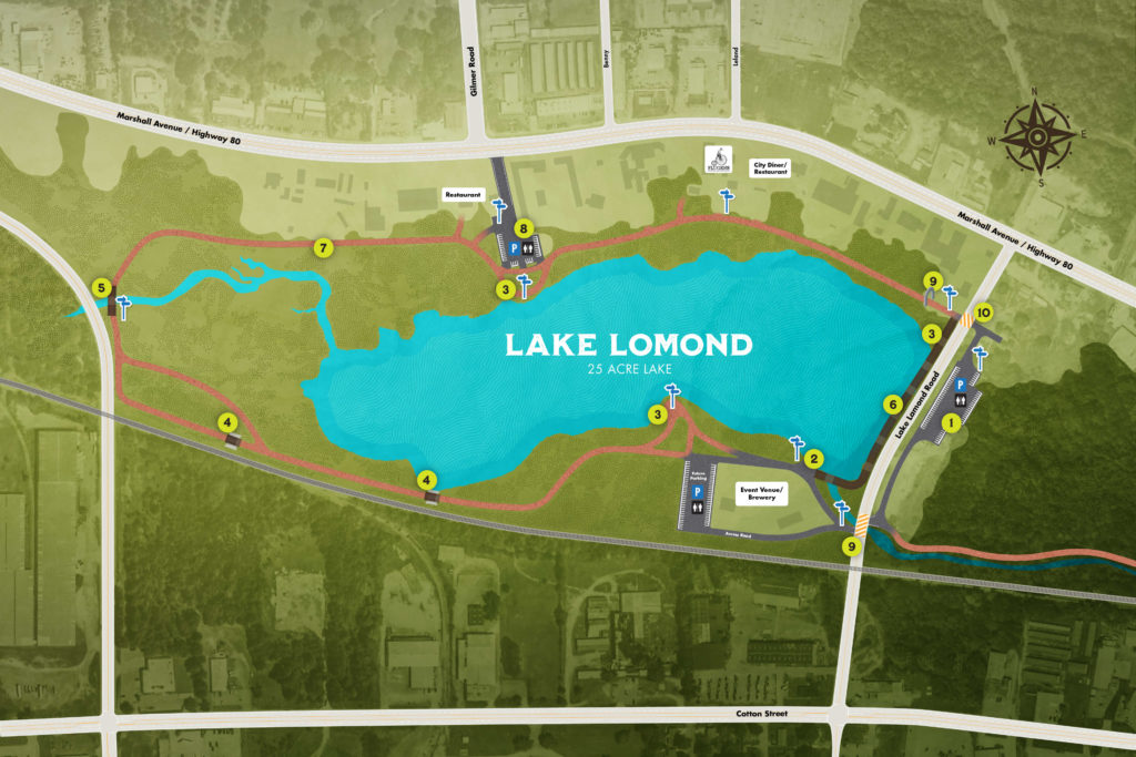 Lake Lomond Map